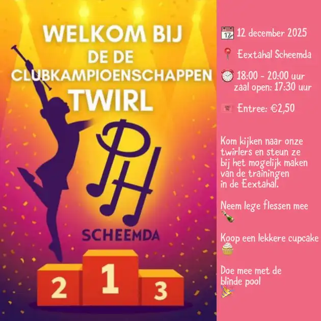 Clubkampioenschappen Twirl in Eextahal Scheemda Eextahal Sport en Events Scheemda