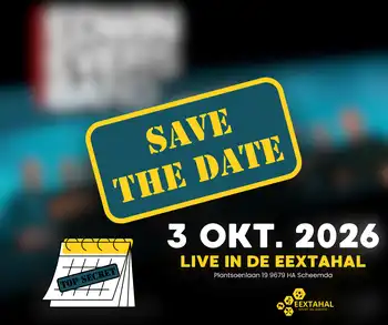 Save the date: zaterdag 3 oktober 2026 - Eextahal Sport en Events Scheemda